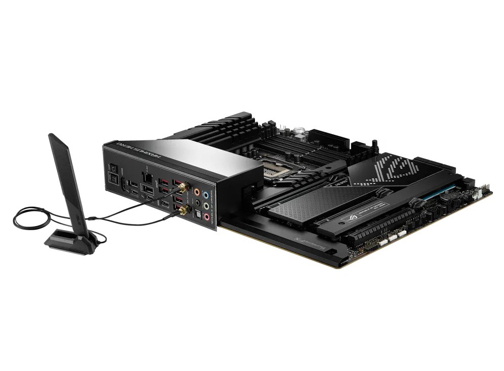 نمای نزدیک چیپست Intel Z690 مادربرد ROG MAXIMUS Z690 HERO